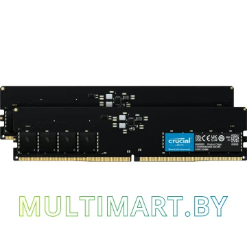 Оперативная память Crucial 2x16GB DDR5 PC5-38400 (CT2K16G48C40U5)